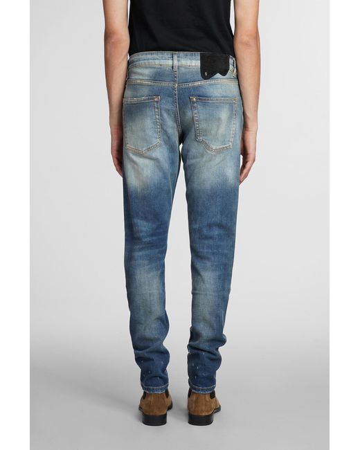 Salvatore Santoro Jeans In Blue Cotton for men