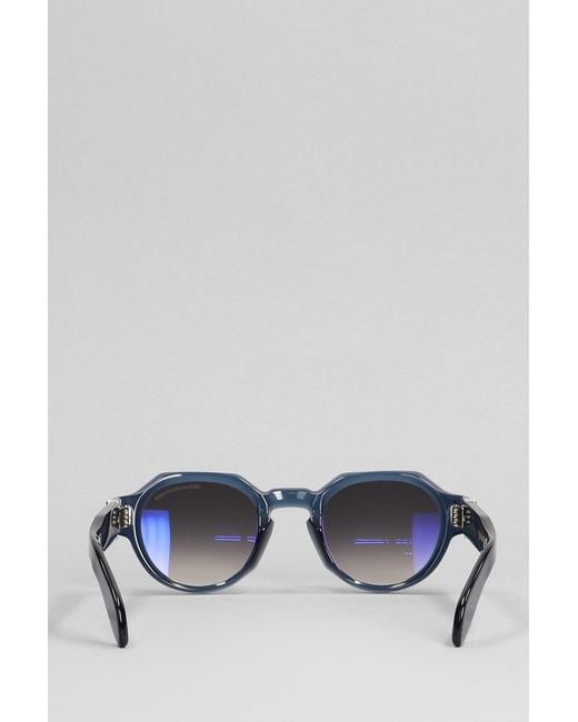 Cutler & Gross Gray The Great Frog Sunglasses In Blue Acetate