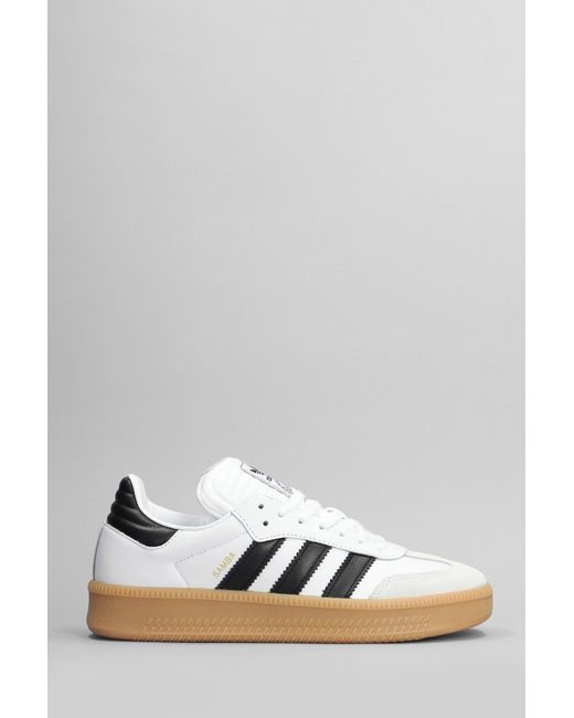 Adidas Samba Xlg Sneakers In White Leather for men