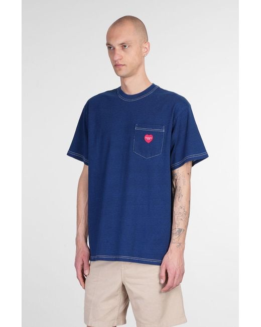 Carhartt Blue Ingo Pocket T-Shirt for men