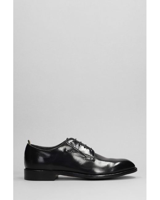 Officine Creative Gray Signature 001 Lace Up Shoes for men