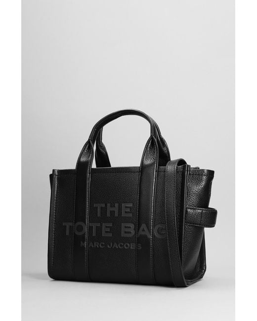 Marc Jacobs The Small Tote Tote In Black Leather