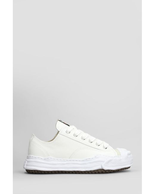 Maison Mihara Yasuhiro White Hank Low Sneakers for men