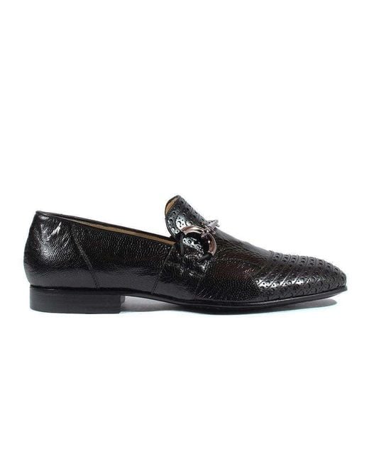Cesare Paciotti Luxury Italian Italian Designer Shoes Magic Baby Struz  Leather Loafers (cpm2618) in Black for Men | Lyst