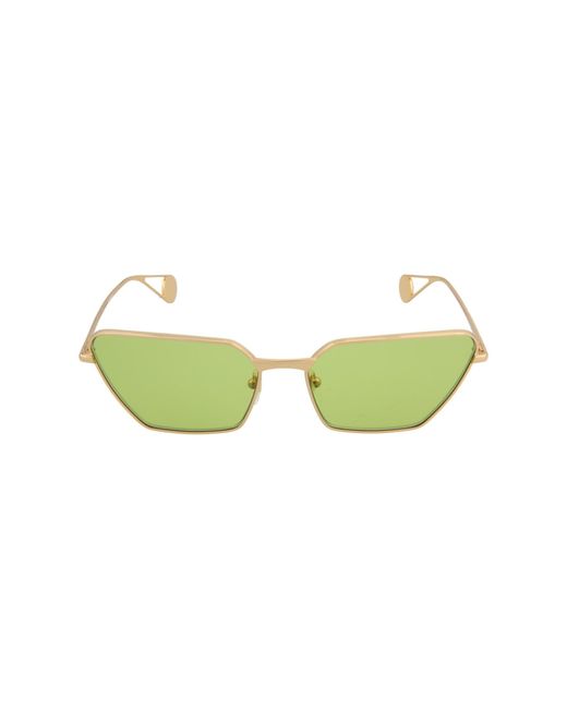 Gucci Velvet Cateye Metal Sunglasses GG0538S in Green Lyst UK