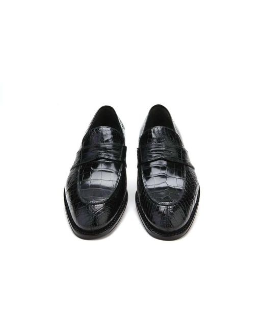 Caporicci alligator deals penny loafer
