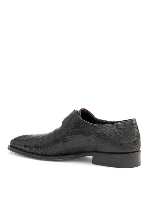 Mezlan gables genuine crocodile monk strap shoe new arrivals