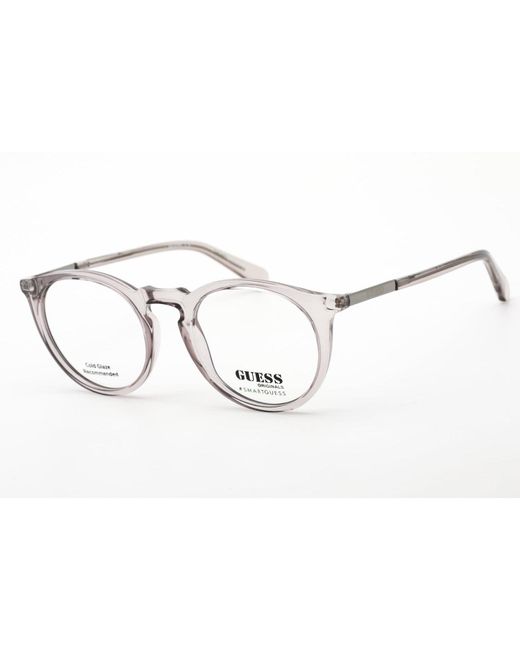 Óculos De Grau Guess Feminino - Armação Rose Gold Metal Brilhante