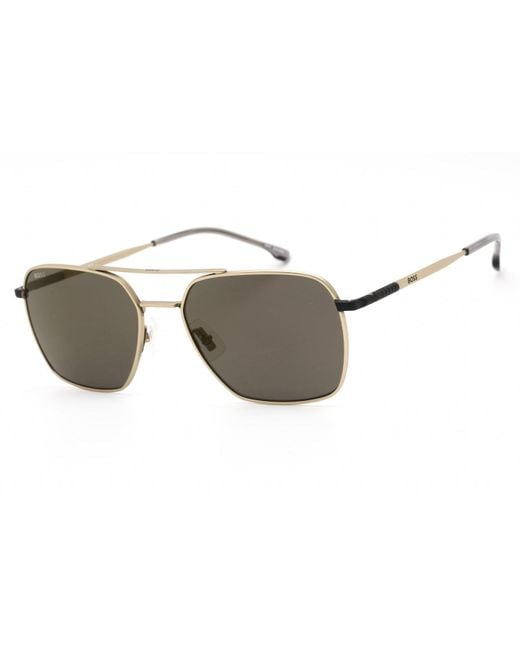BOSS by HUGO BOSS Boss 1414/s Sunglasses Gold Black / Grey Gold Mirro ...