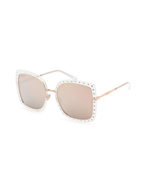 Jimmy Choo Dany/s Sunglasses Crystal Gold / Multilayer Gold in Natural