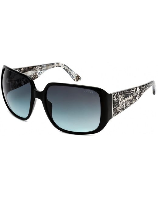 Guess Gu7682 Sunglasses Shiny Black / Gradient Smoke Lyst