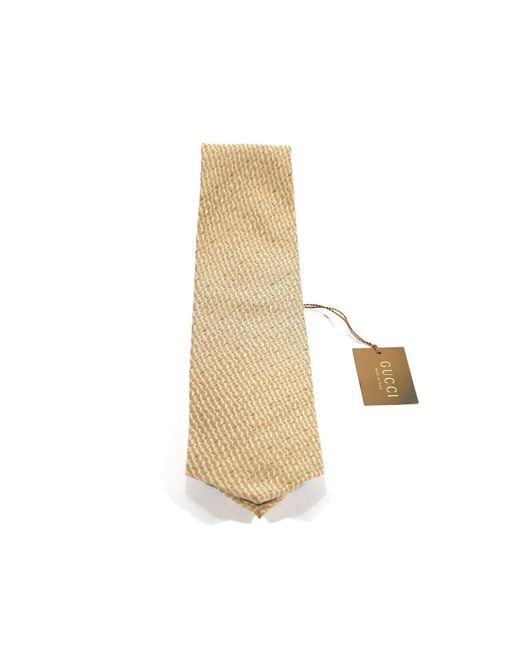 Gucci Tie For Men Silk Neckties (classic Medium) GGT15 in Brown Lyst