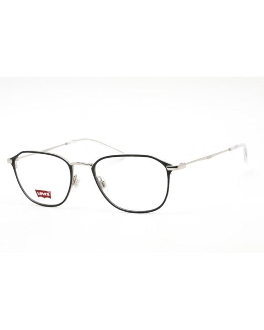 Levi's Lv 5010 Eyeglasses Matte Grey/clear Demo Lens in Metallic for Men