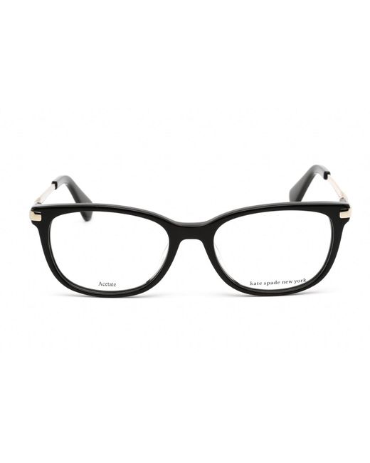 Kate Spade Jailene Eyeglasses Black / Clear Demo Lens in Brown | Lyst UK