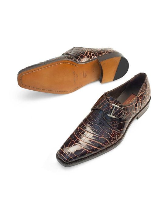 Mezlan alligator shop shoes discount