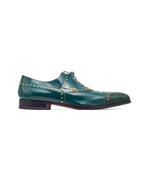 Mauri Vegas 4901 Shoes Hunter Exotic Alligator / Calfskin Leather