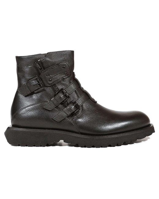 Cesare Paciotti Luxury Italian Shoes Granello Boots (cpm5002) Black for Men | Lyst