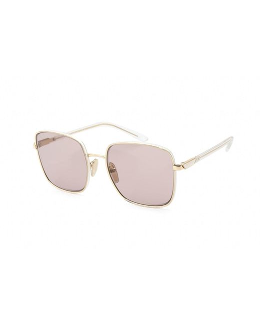 Prada 0pr 55ys Sunglasses Pale Gold / Light Purple Brown in Pink | Lyst UK