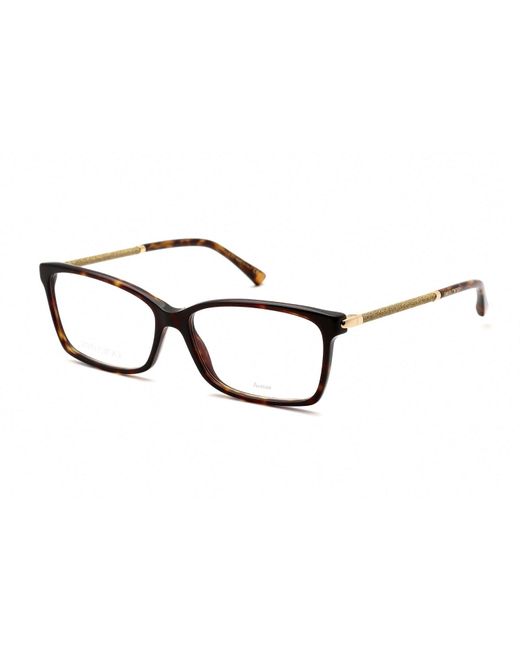 Jimmy Choo Jc 332 Eyeglasses Havana / Clear Lens in Brown | Lyst UK