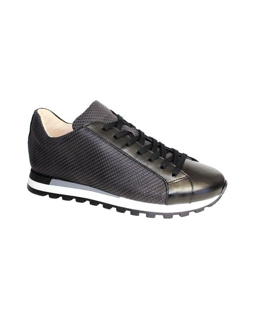 Emilio Franco Alfio Shoes Texture Print / Calf-skin Leather Casual ...