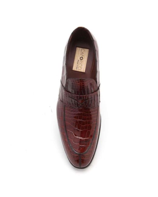 Caporicci alligator sales penny loafer