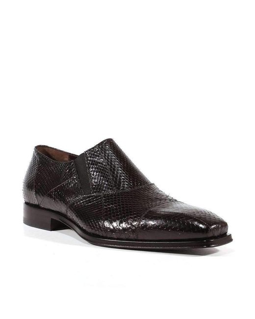Cesare Paciotti Luxury Italian Designer Shoes Ayer Lux Snake Print Loafers  (cpm3072) in Black for Men | Lyst