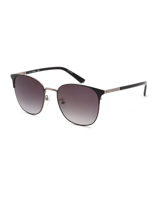 Calvin Klein Ck19322sk Sunglasses Black / Grey Gradient in Gray | Lyst