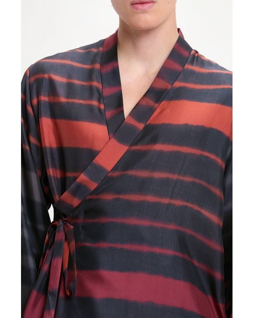 RS24-RTW-JK08M-0001 TAO JACKET PRINTED SILK TWILL RAINBOW CROC Multicolor Tao Jacket for men