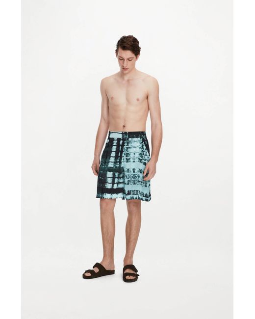 delos.land Blue Lazarus Shorts for men