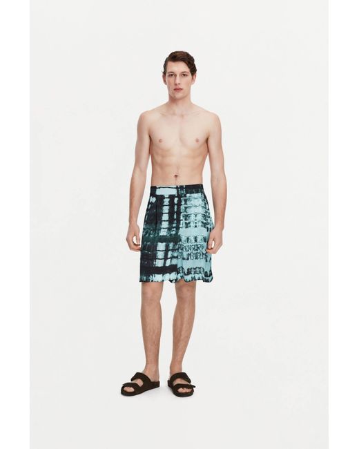delos.land Blue Lazarus Shorts for men