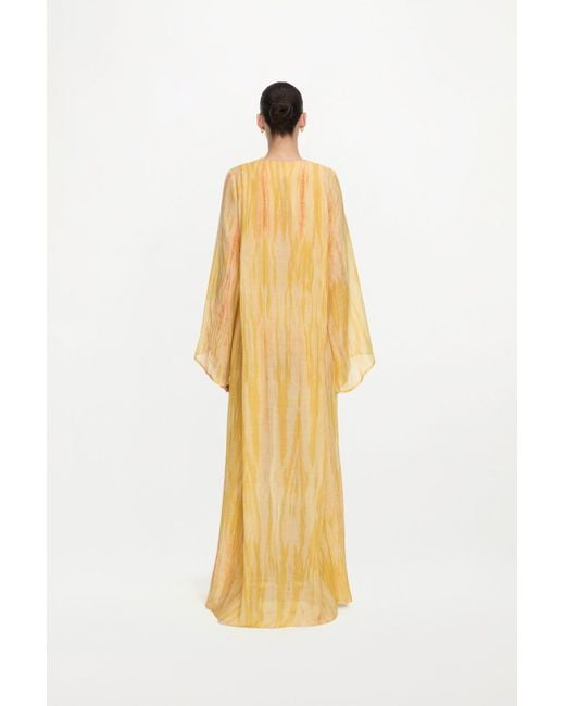 Delos Yellow Azura Robe Dress