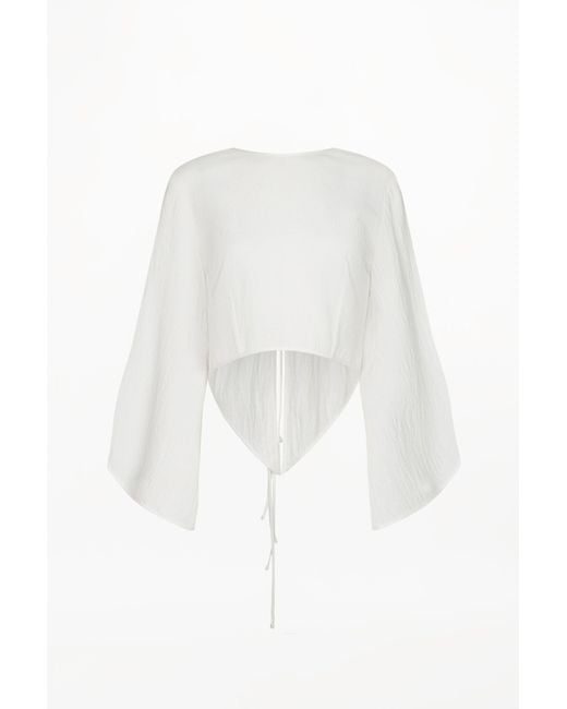 delos.land White Nailah Top
