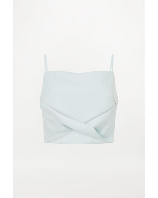 Delos White Naxia Top