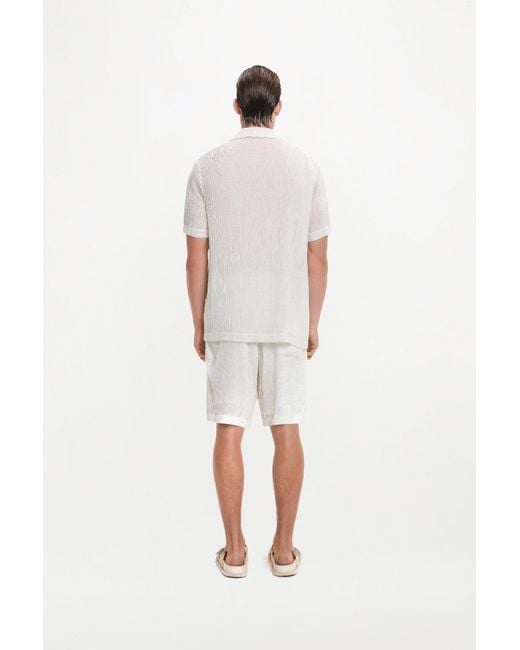 delos.land White Otto Shirt for men