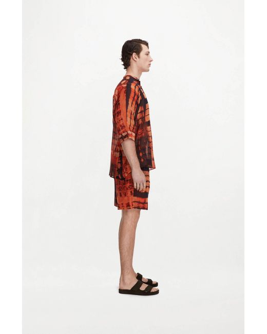 delos.land Red Marius Shirt for men