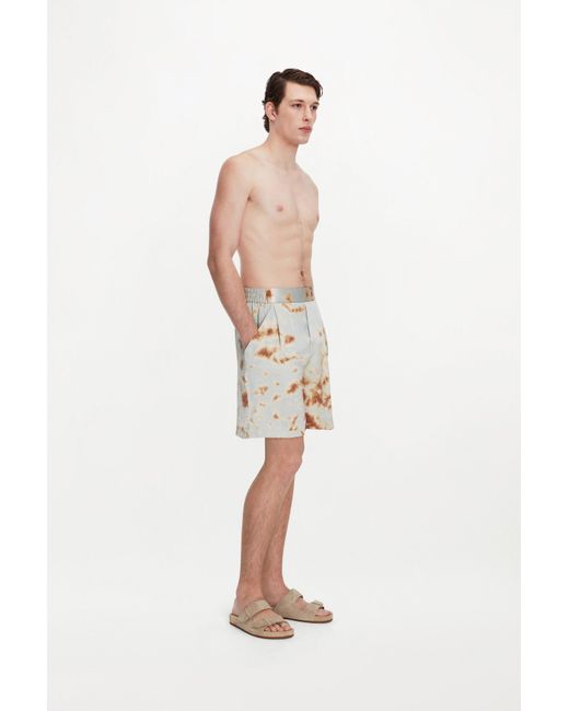 delos.land White Lazarus Shorts for men