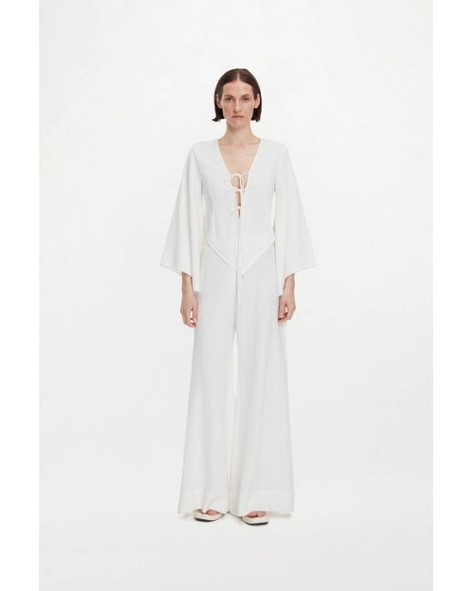 delos.land White Nailah Top