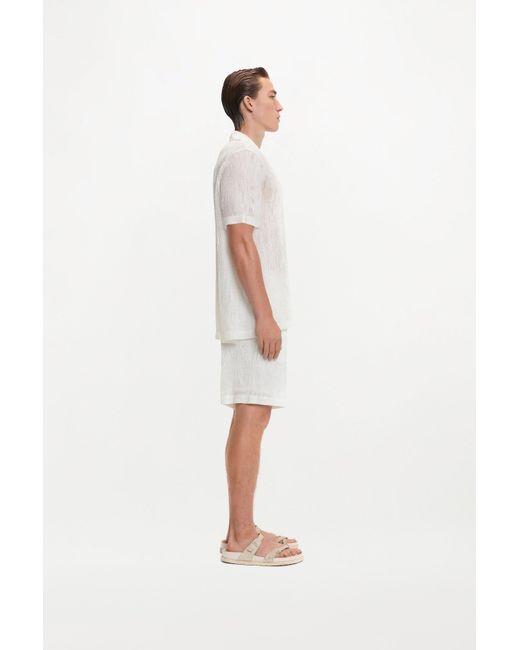 delos.land White Otto Shirt for men