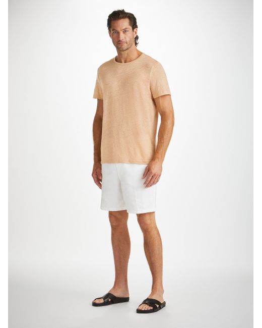 Derek Rose White T-shirt Jordan Linen for men