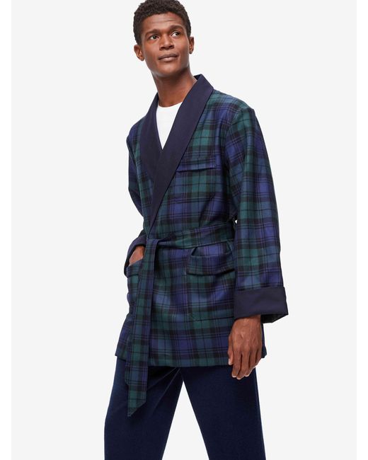 Blue smoking jacket best sale