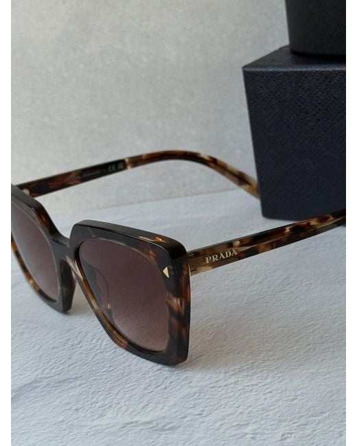Prada Black Pr23Zs Square Sunglasses