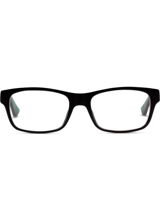 Gucci Black Gg0006Oan Rectangular Eyeglasses Frames