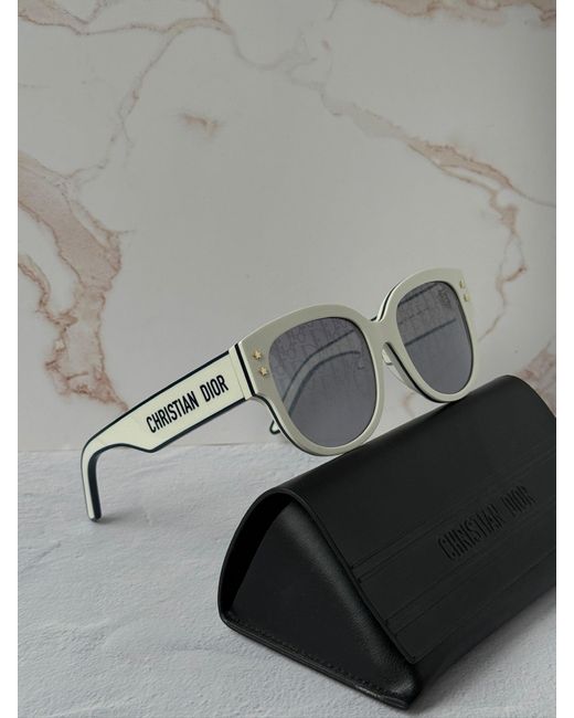 Dior Black Dior Pacific B2F Rounded Sunglasses