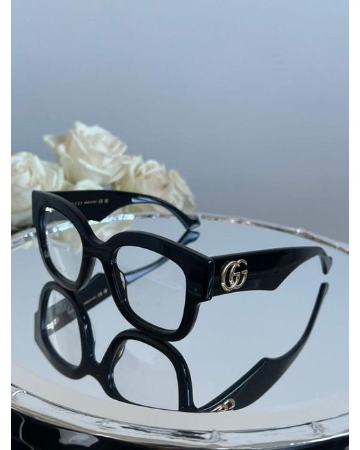 Gucci Black Gg1423O Thick Rim Frames