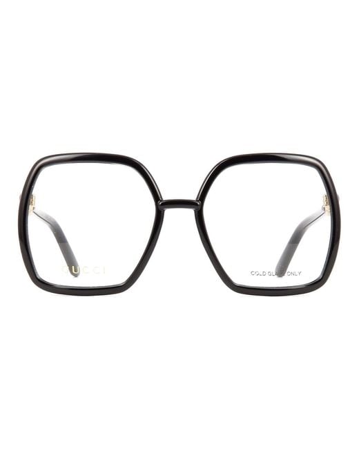 Gucci Black Gg0890O Horsebit Oversized Frames