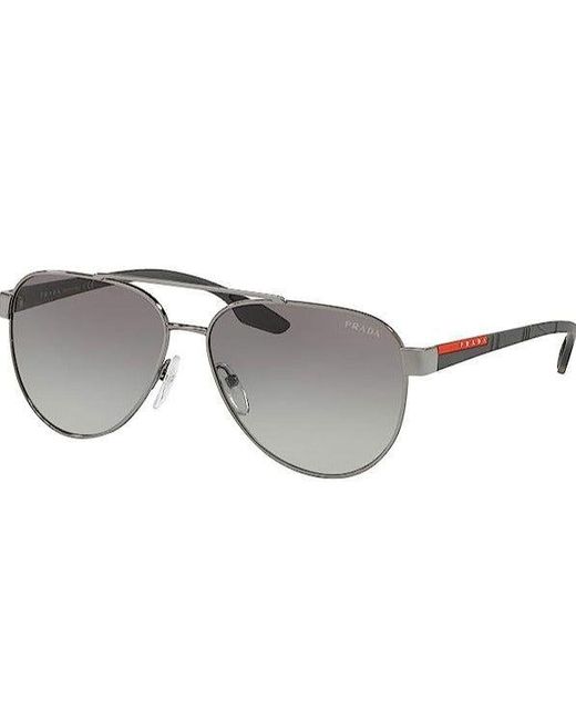 Prada men's top aviator sunglasses