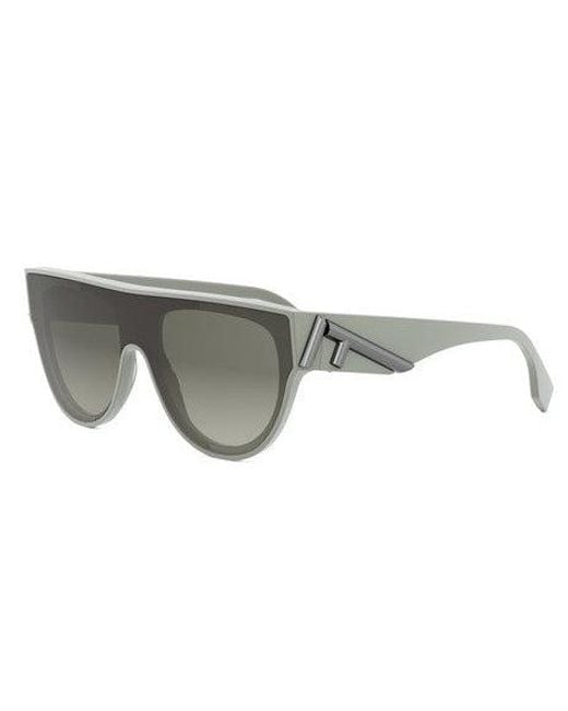 Fendi Black Fe40150I First Flat Top Sunglasses