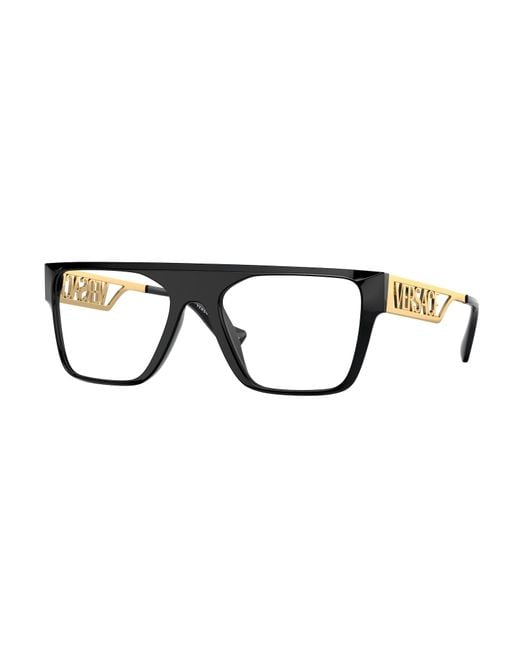 Versace Ve3326u Black Gold Unisex Frames Lyst