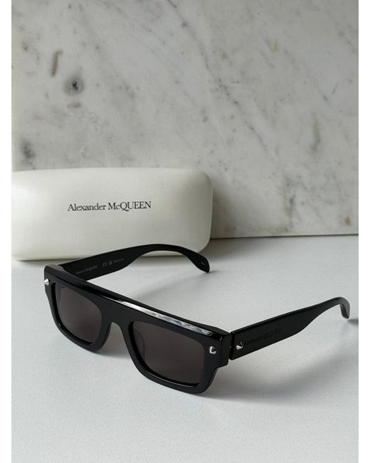 McQueen Black Am0427S Sunglasses