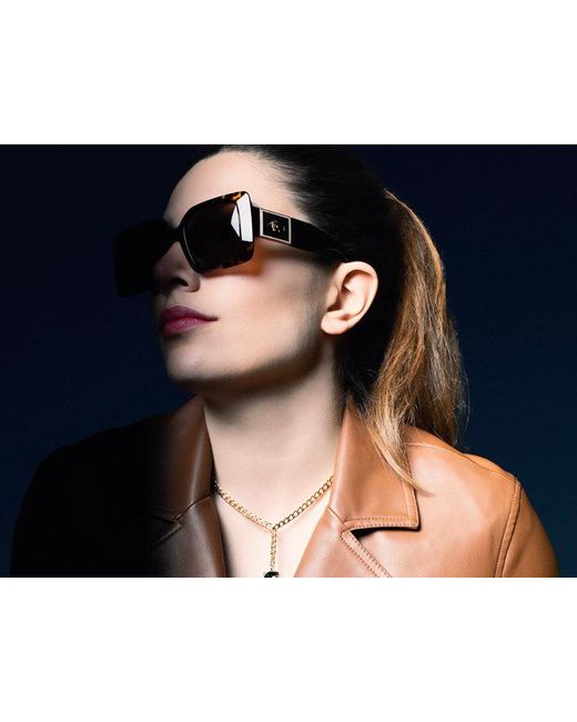 Versace Black Ve4405 Square Sunglasses